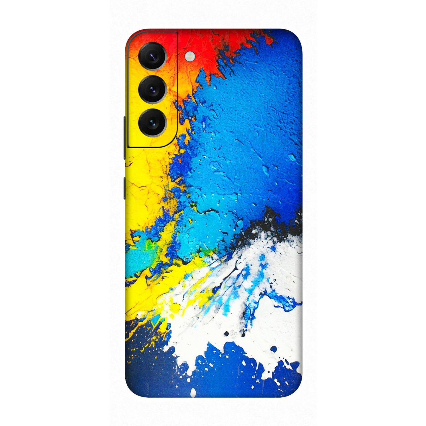 Samsung A/S Series Phone Skins (All Models) - Acrylic Paint Spill - 3D Embossed Finish (L-229) Samsung Galaxy S22 Plus