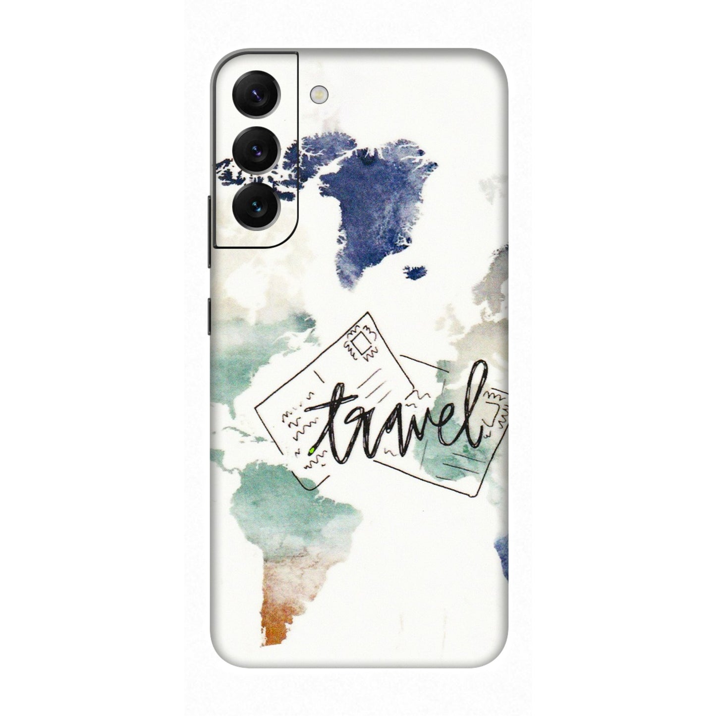 Samsung A/S Series Phone Skins (All Models) - Travel The World - 3D Embossed Finish (L-232) Samsung Galaxy S22 Plus