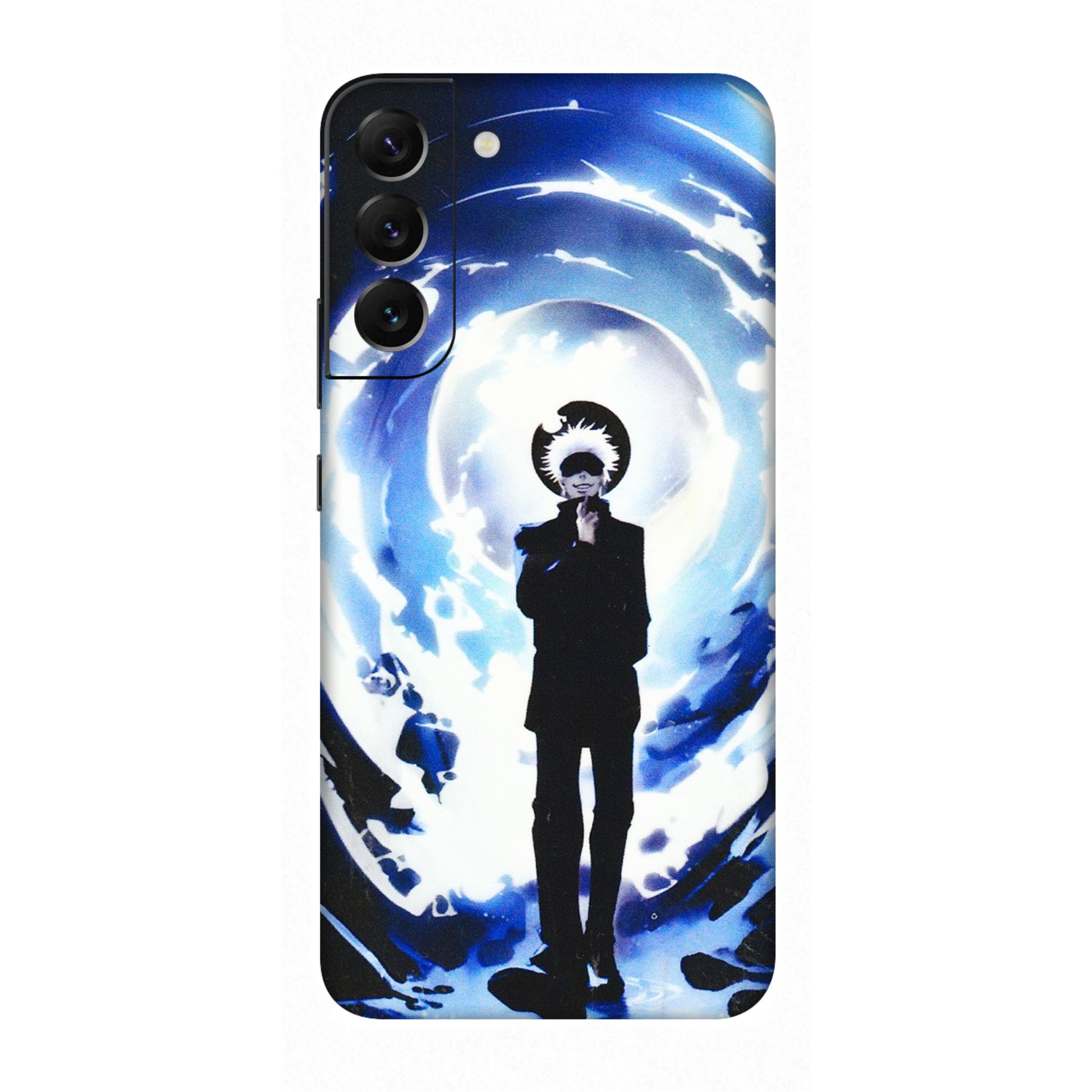 Samsung A/S Series Phone Skins (All Models) - Satoru Gojo Dark Blue - 3D Embossed Finish (L-235) Samsung Galaxy S22 Plus