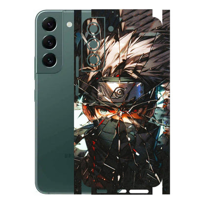 Samsung A/S Series Phone Skins (All Models) - Kakashi Shattered Glass Effect - 3D Embossed Finish (L-237) Samsung Galaxy S22 Plus
