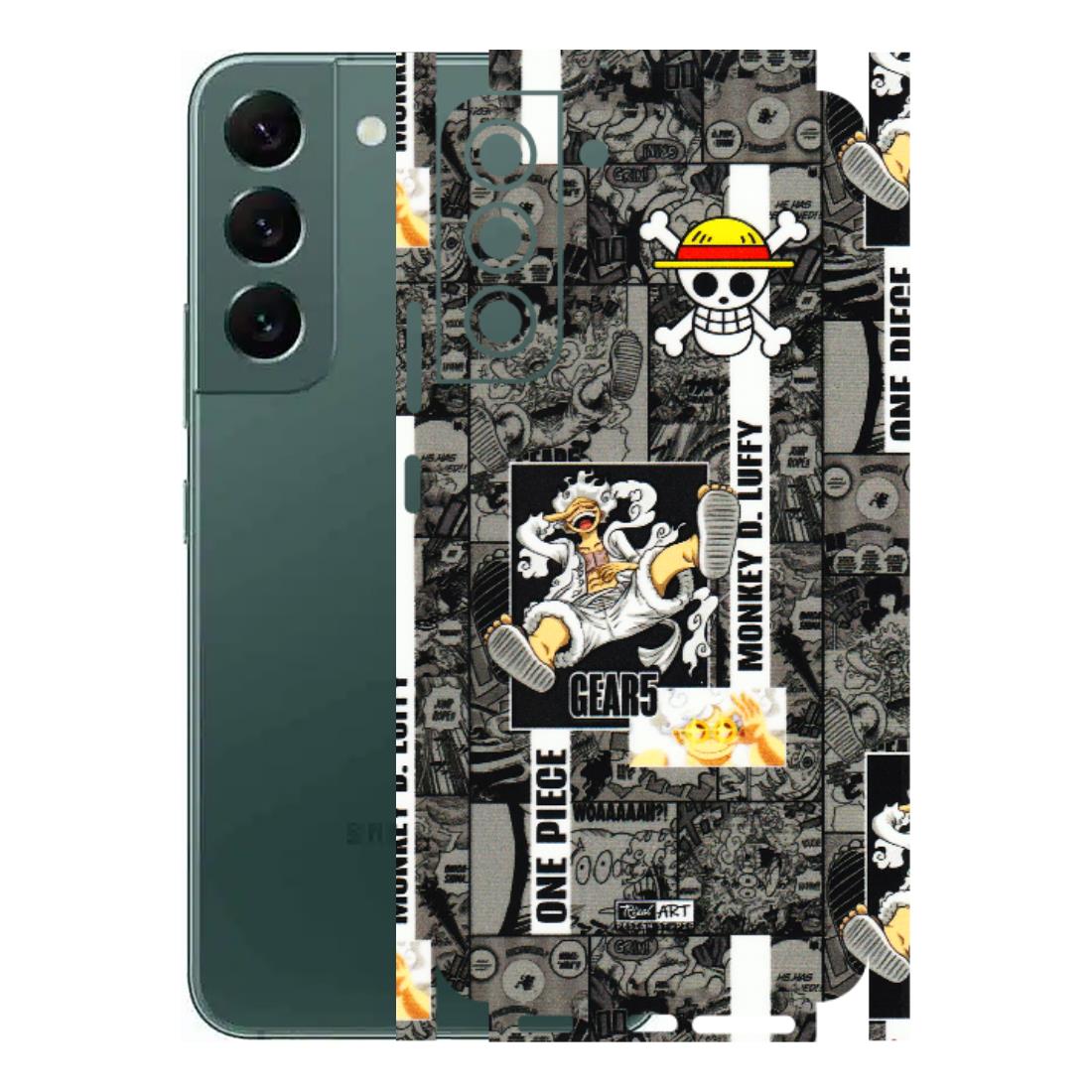 Samsung A/S Series Phone Skins (All Models) - Cuffy Anime MonkeyCamic - 3D Embossed Finish (L-242) Samsung Galaxy S22 Plus