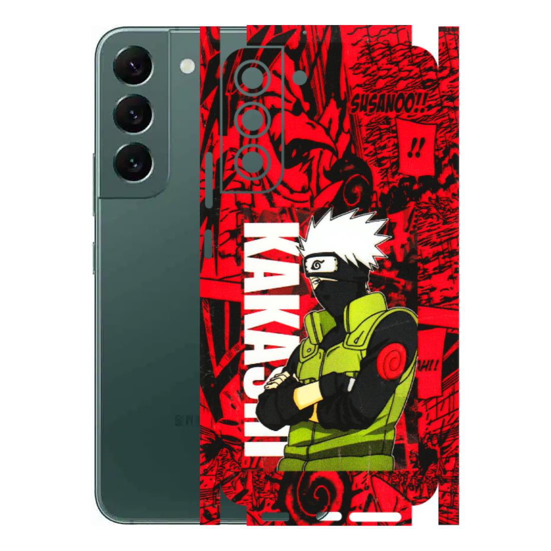 Samsung A/S Series Phone Skins (All Models) - Kakashi Red Anime - 3D Embossed Finish (L-251) Samsung Galaxy S22 Plus
