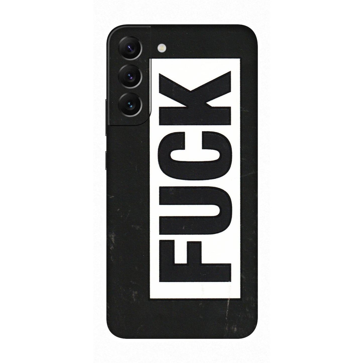 Samsung A/S Series Phone Skins (All Models) - The F Word - 3D Embossed Finish (L-255) Samsung Galaxy S22 Plus