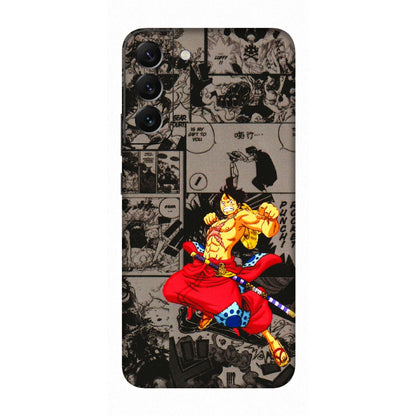 Samsung A/S Series Phone Skins (All Models) - One Piece Rocket Punch Manga - 3D Embossed Finish (L-25) Samsung Galaxy S22 Plus