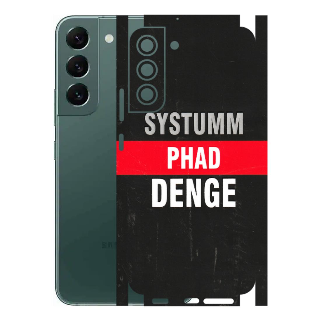 Samsung A/S Series Phone Skins (All Models) - Systumm Phad Denge - 3D Embossed Finish (L-278) Samsung Galaxy S22 Plus