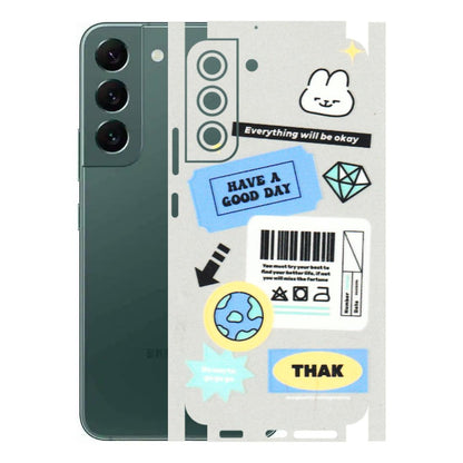Samsung A/S Series Phone Skins (All Models) - Will Be Okay Design - 3D Embossed Finish (L-316) Samsung Galaxy S22 Plus