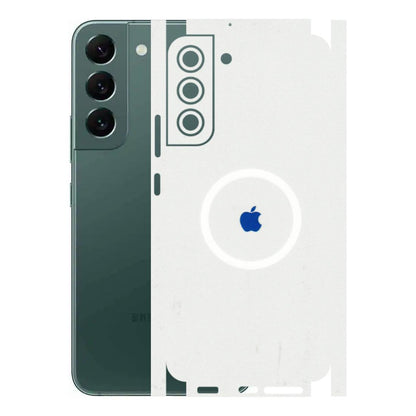 Samsung A/S Series Phone Skins (All Models) - iPhone Magsafe Logo - 3D Embossed Finish (L-320) Samsung Galaxy S22 Plus