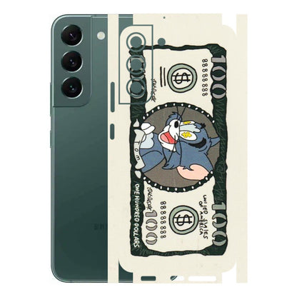 Samsung A/S Series Phone Skins (All Models) - Tom Hundred Dollar - 3D Embossed Finish (L-324) Samsung Galaxy S22 Plus