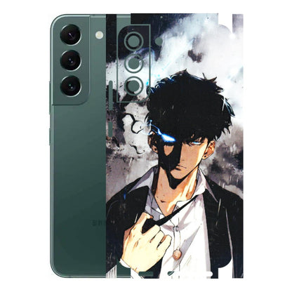 Samsung A/S Series Phone Skins (All Models) - Sung Jinwoo Manhwa Anime - 3D Embossed Finish (L-328) Samsung Galaxy S22 Plus