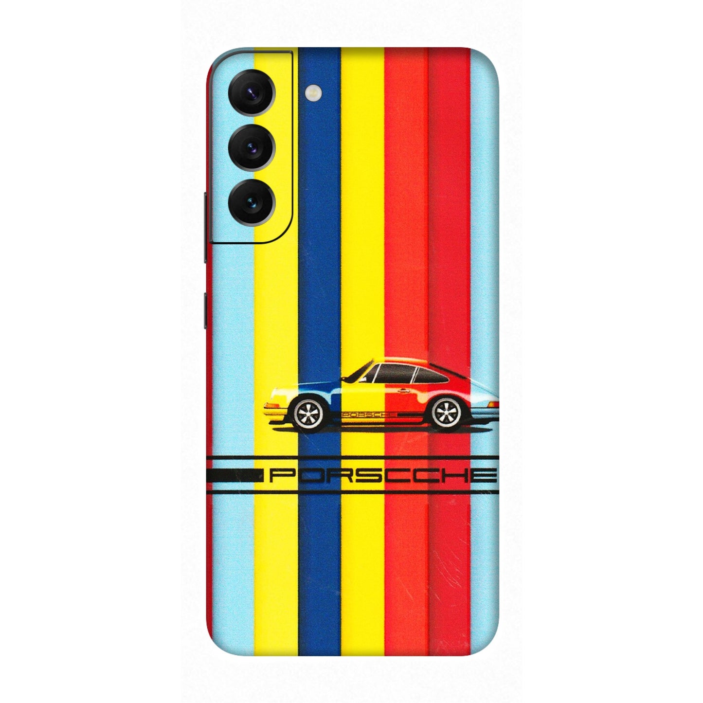 Samsung A/S Series Phone Skins (All Models) - Multicolour Porche - 3D Embossed Finish (L-39) Samsung Galaxy S22 Plus