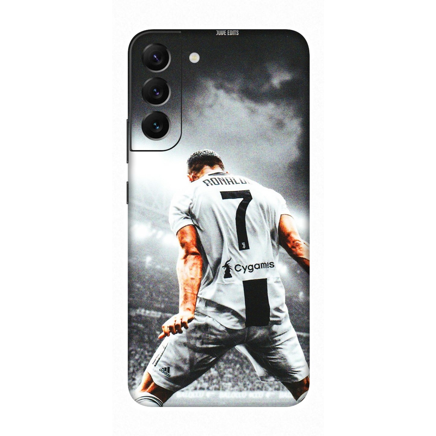 Samsung A/S Series Phone Skins (All Models) - Ronaldo CR7 Crazy - 3D Embossed Finish (L-44) Samsung Galaxy S22 Plus