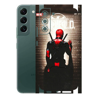 Samsung A/S Series Phone Skins (All Models) - Deadpool - 3D Embossed Finish (L-56) Samsung Galaxy S22 Plus