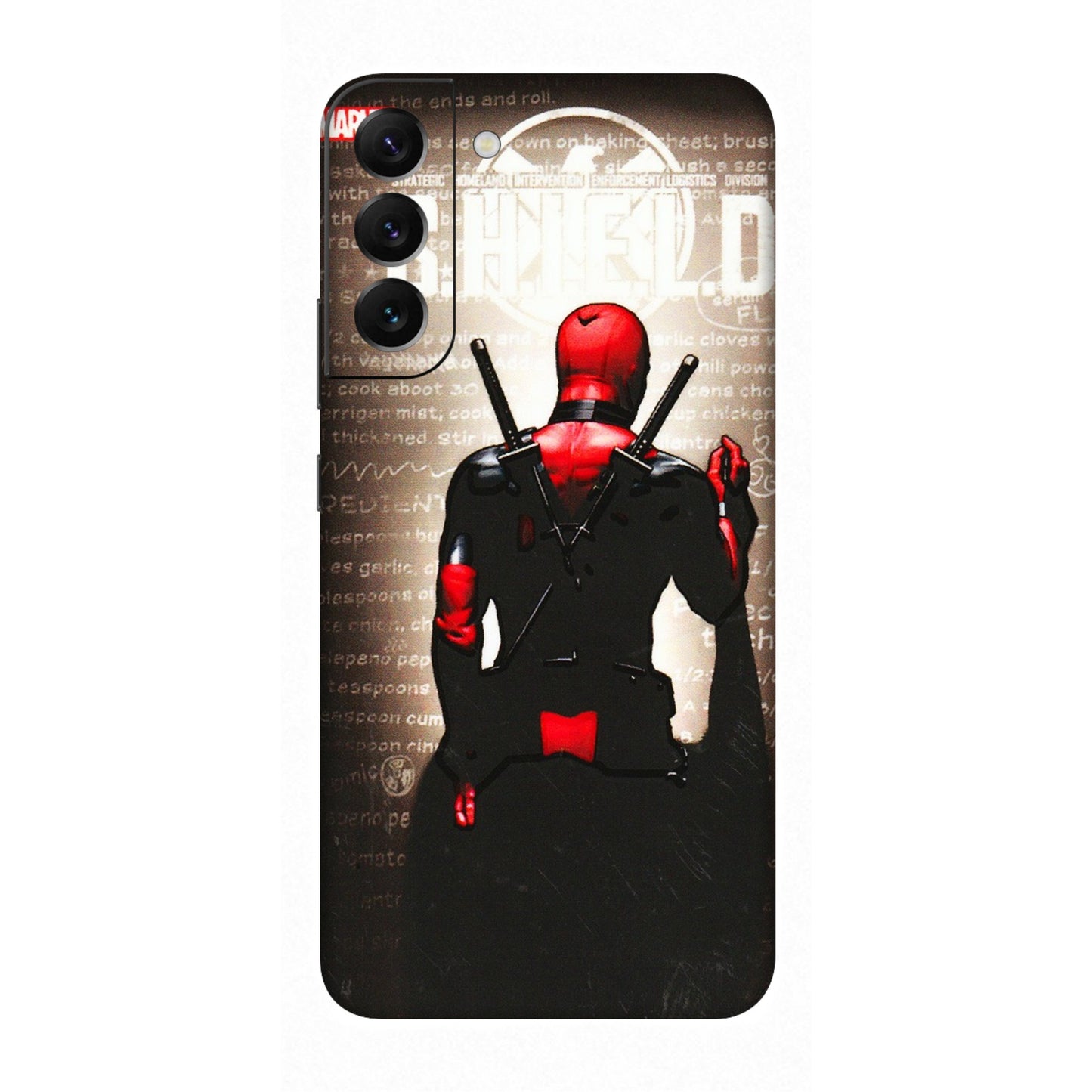 Samsung A/S Series Phone Skins (All Models) - Deadpool - 3D Embossed Finish (L-56) Samsung Galaxy S22 Plus