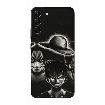 Samsung A/S Series Phone Skins (All Models) - Black Luffy Hat - 3D Embossed Finish (L-57) Samsung Galaxy S22 Plus