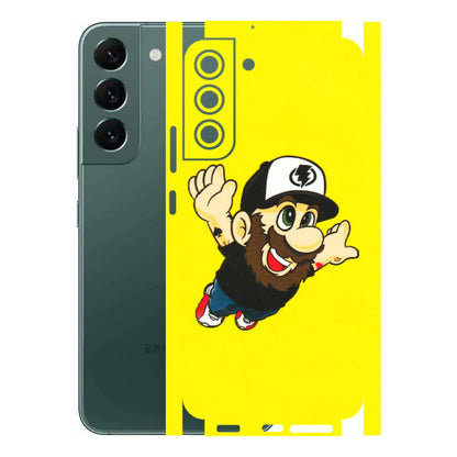 Samsung A/S Series Phone Skins (All Models) - Flying Beardo - 3D Embossed Finish (L-60) Samsung Galaxy S22 Plus