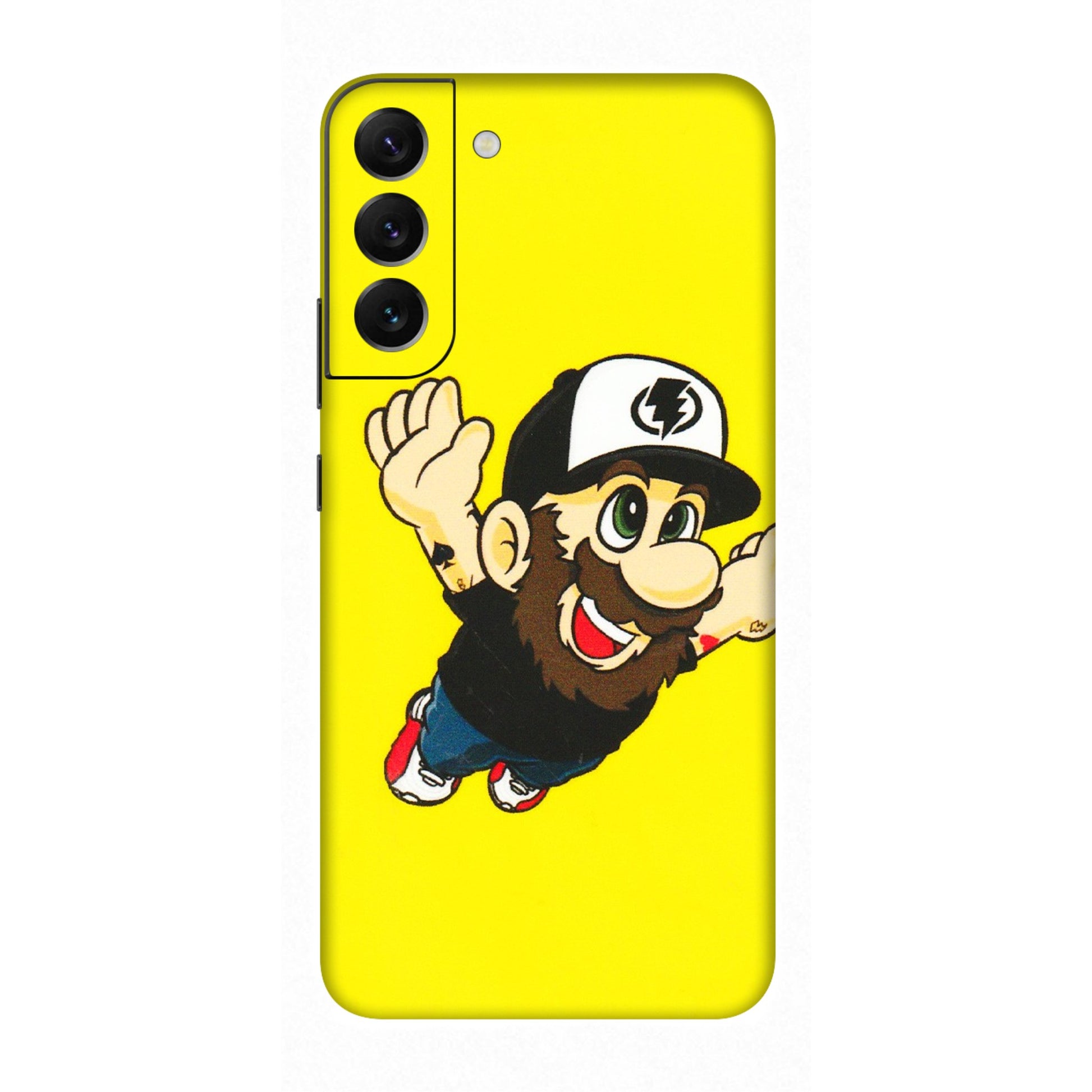 Samsung A/S Series Phone Skins (All Models) - Flying Beardo - 3D Embossed Finish (L-60) Samsung Galaxy S22 Plus