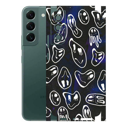Samsung A/S Series Phone Skins (All Models) - Distorted Smileys - 3D Embossed Finish (L-92) Samsung Galaxy S22 Plus