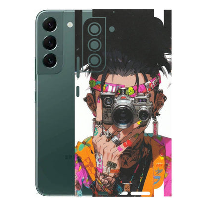 Samsung A/S Series Phone Skins (All Models) - Camera Lover Girl - Matte Finish (M-09) Samsung Galaxy S22 Plus