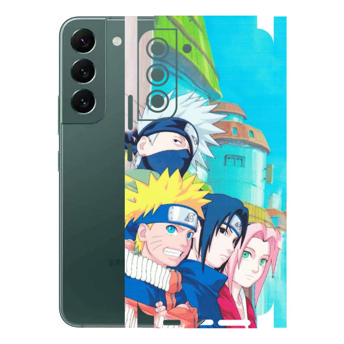 Samsung A/S Series Phone Skins (All Models) - Team Minato And Kakashi - Matte Finish (M-101) Samsung Galaxy S22 Plus