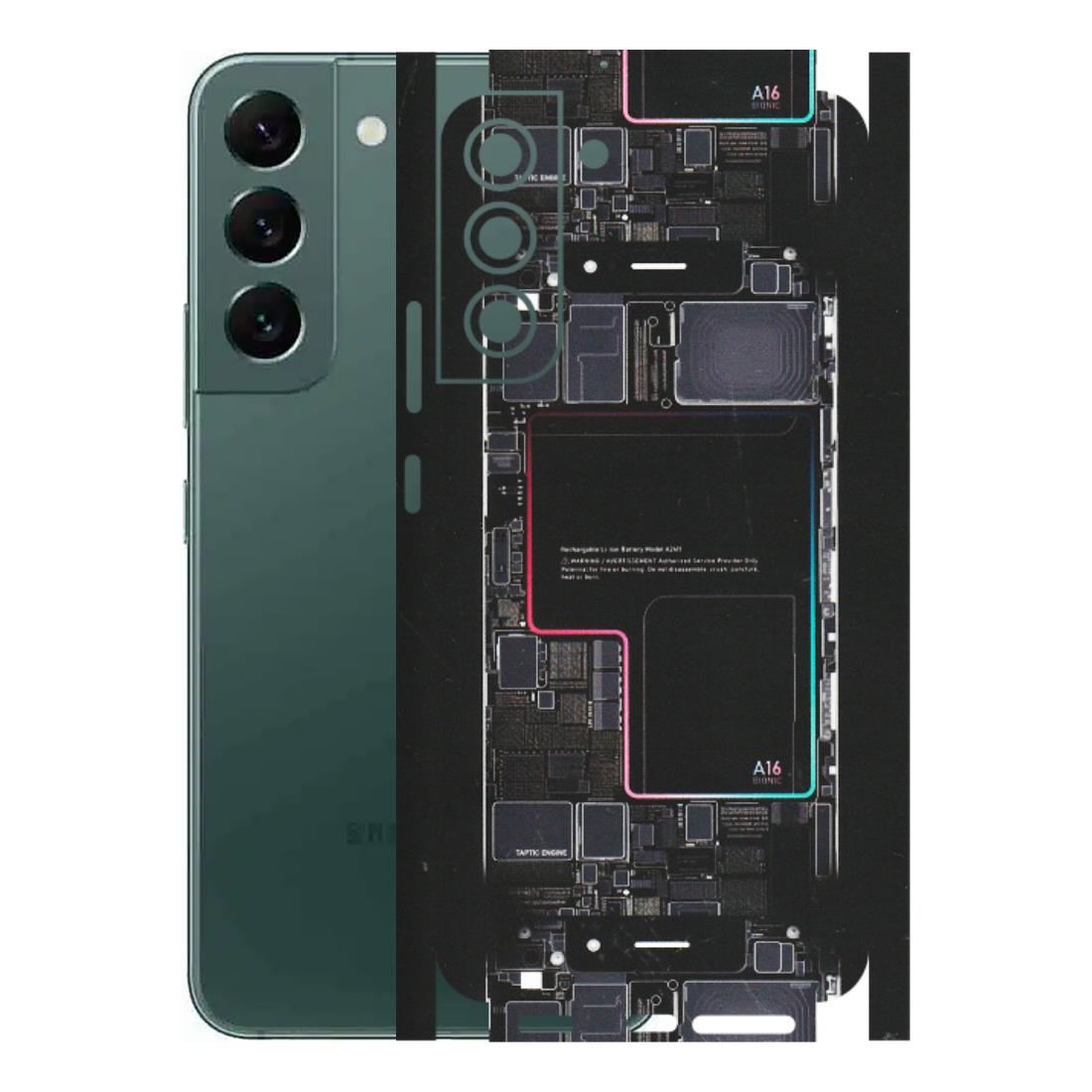 Samsung A/S Series Phone Skins (All Models) - Motherboard Circuit Layout - Matte Finish (M-117) Samsung Galaxy S22 Plus