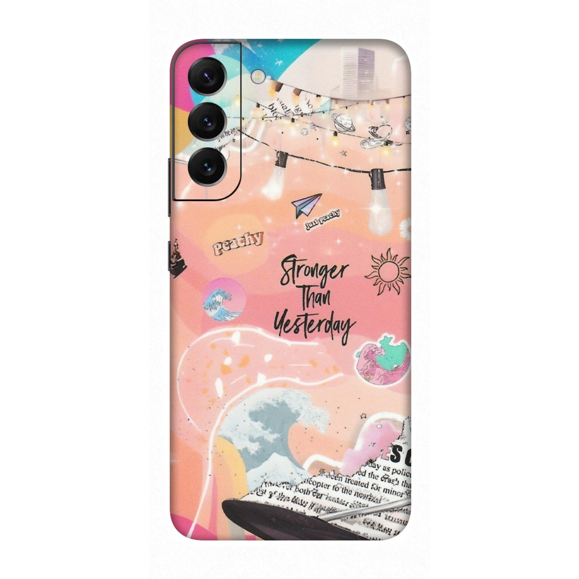 Samsung A/S Series Phone Skins (All Models) - Stronger Then Yesterday - Matte Finish (M-128) Samsung Galaxy S22 Plus
