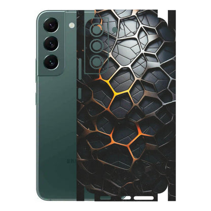 Samsung A/S Series Phone Skins (All Models) - New Abstract Graphite Tiles - Matte Finish (M-130) Samsung Galaxy S22 Plus