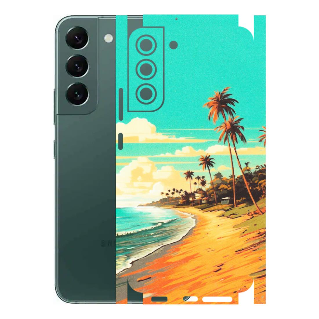 Samsung A/S Series Phone Skins (All Models) - Miami Beach - Matte Finish (M-136) Samsung Galaxy S22 Plus