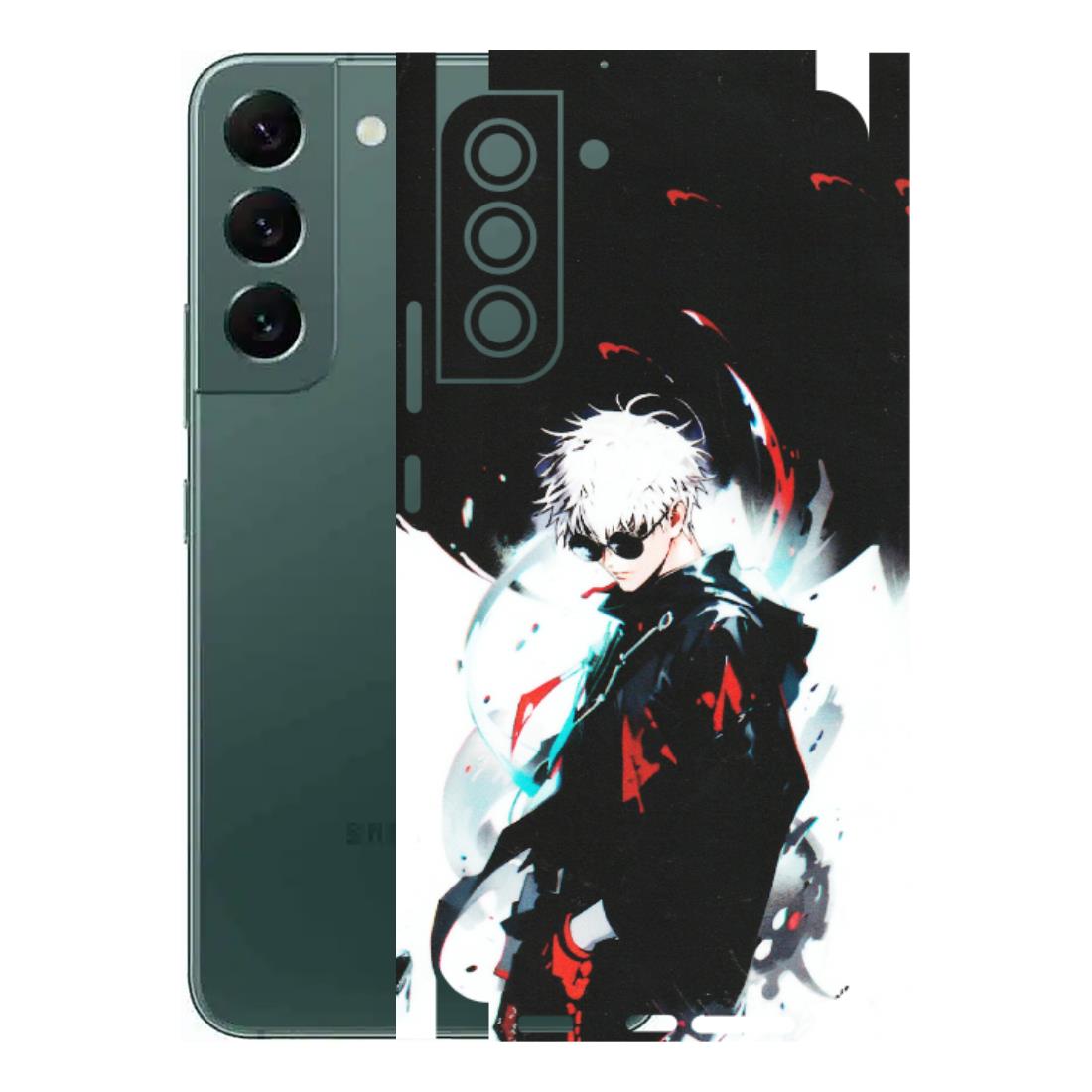 Samsung A/S Series Phone Skins (All Models) - Gojo Powerful Charater Kaisen Anime - Matte Finish (M-144) Samsung Galaxy S22 Plus