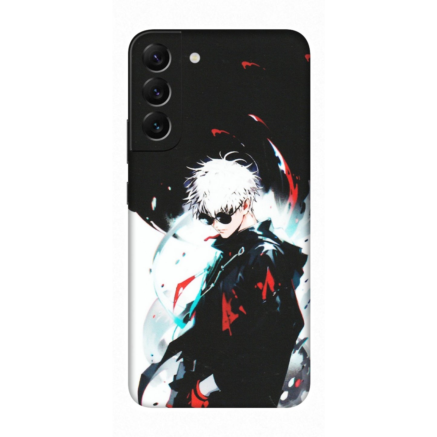 Samsung A/S Series Phone Skins (All Models) - Gojo Powerful Charater Kaisen Anime - Matte Finish (M-144) Samsung Galaxy S22 Plus