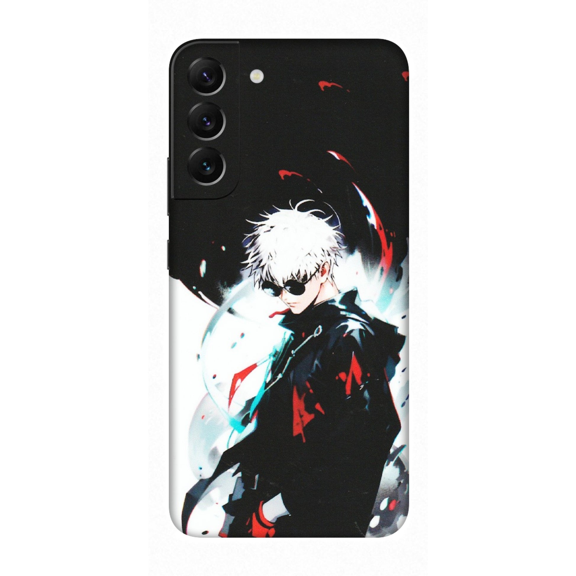 Samsung A/S Series Phone Skins (All Models) - Gojo Powerful Charater Kaisen Anime - Matte Finish (M-144) Samsung Galaxy S22 Plus