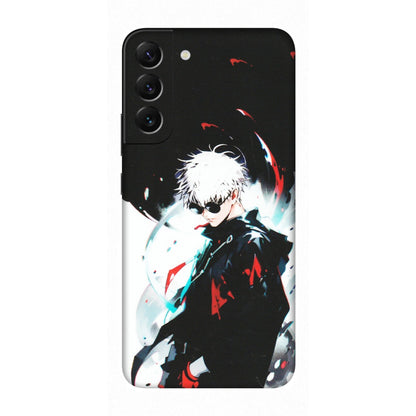 Samsung A/S Series Phone Skins (All Models) - Gojo Powerful Charater Kaisen Anime - Matte Finish (M-144) Samsung Galaxy S22 Plus