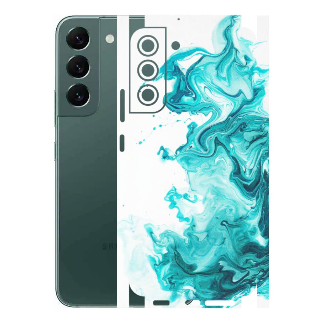 Samsung A/S Series Phone Skins (All Models) - Sky Blue Abstract Colour - Matte Finish (M-146) Samsung Galaxy S22 Plus