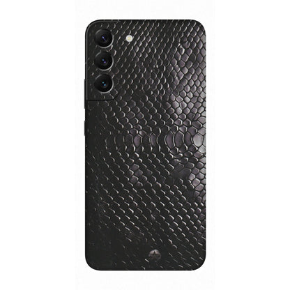 Samsung A/S Series Phone Skins (All Models) - Black Snack Leather - Matte Finish (M-147) Samsung Galaxy S22 Plus