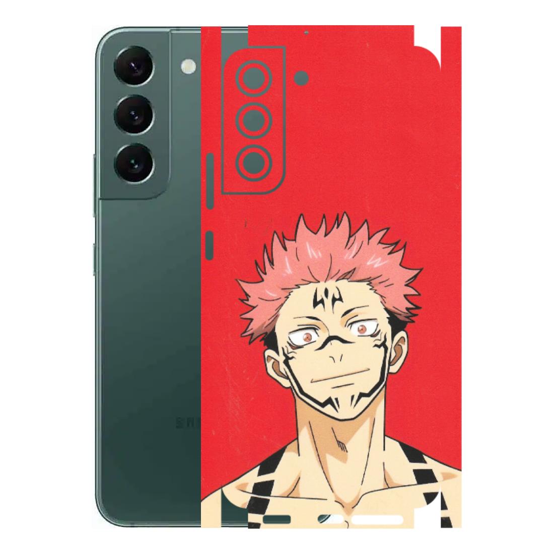 Samsung A/S Series Phone Skins (All Models) - Ryomen Sukuna Fun Anime - Matte Finish (M-153) Samsung Galaxy S22 Plus