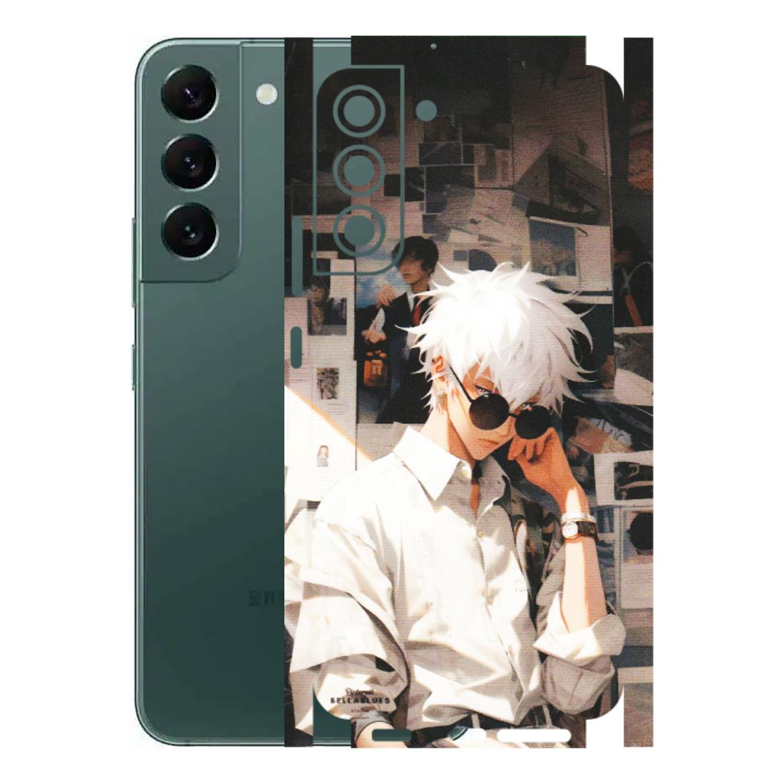 Samsung A/S Series Phone Skins (All Models) - Gojo Satoru Jujustu Kaisen Anime - Matte Finish (M-156) Samsung Galaxy S22 Plus