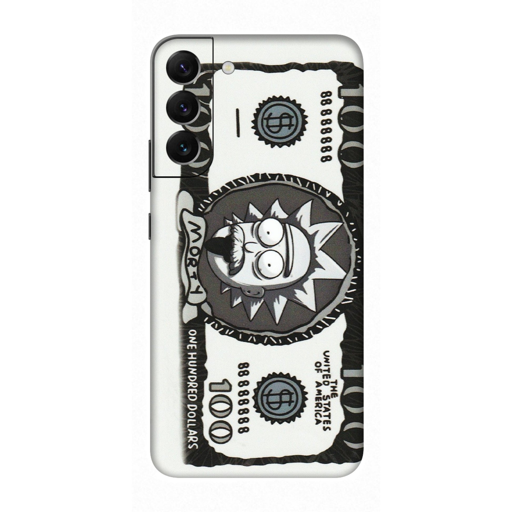 Samsung A/S Series Phone Skins (All Models) - Rick And Morty Hundred Dollar Anime - Matte Finish (M-161) Samsung Galaxy S22 Plus