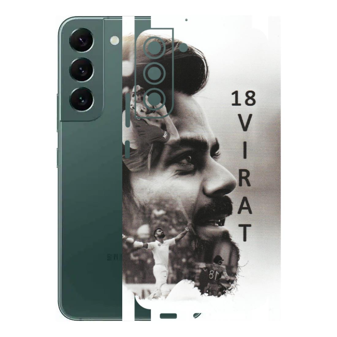 Samsung A/S Series Phone Skins (All Models) - Virat Kohli Cricketer - Matte Finish (M-163) Samsung Galaxy S22 Plus