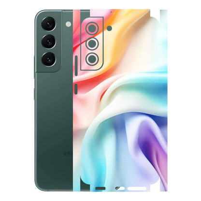 Samsung A/S Series Phone Skins (All Models) - Colourful Silk Cloth - Matte Finish (M-165) Samsung Galaxy S22 Plus