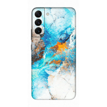 Samsung A/S Series Phone Skins (All Models) - Blue Waves Abstract - Matte Finish (M-19) Samsung Galaxy S22 Plus