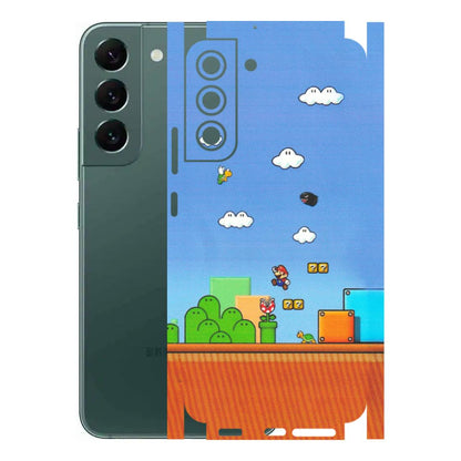 Samsung A/S Series Phone Skins (All Models) - Mario Game Scene - Matte Finish (M-24) Samsung Galaxy S22 Plus