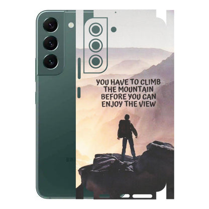 Samsung A/S Series Phone Skins (All Models) - Motivational Hiking Mountain - Matte Finish (M-28) Samsung Galaxy S22 Plus