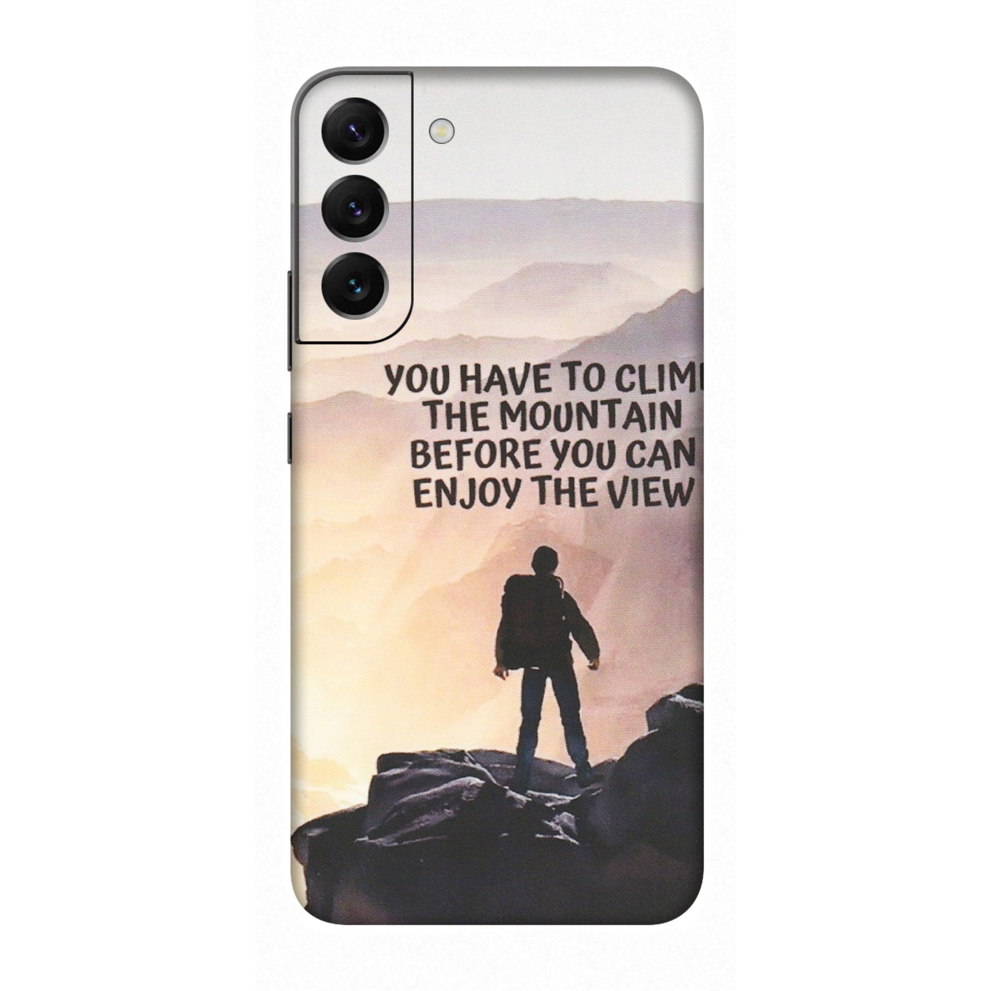 Samsung A/S Series Phone Skins (All Models) - Motivational Hiking Mountain - Matte Finish (M-28) Samsung Galaxy S22 Plus