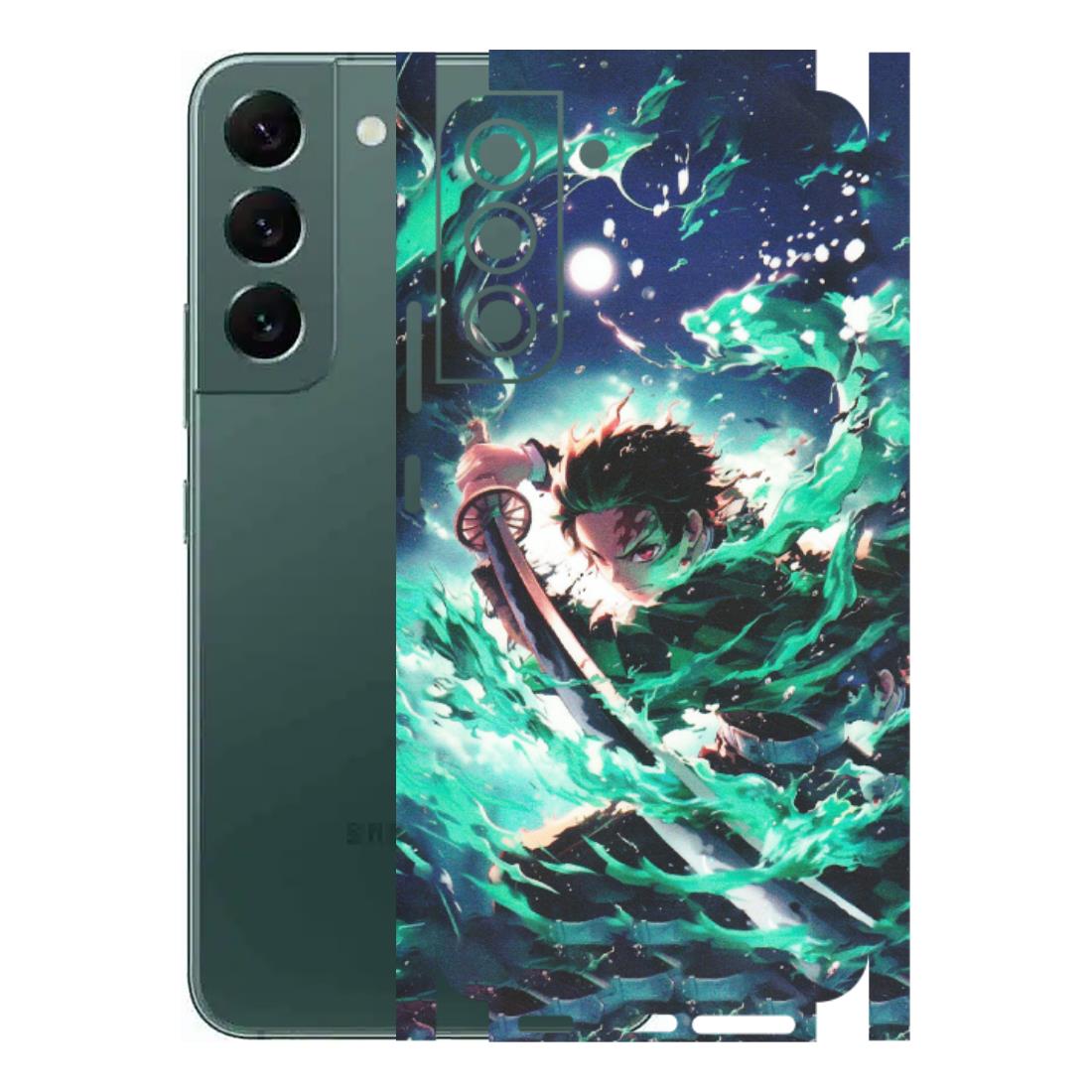 Samsung A/S Series Phone Skins (All Models) - Sword Fighter Anime - Matte Finish (M-29) Samsung Galaxy S22 Plus