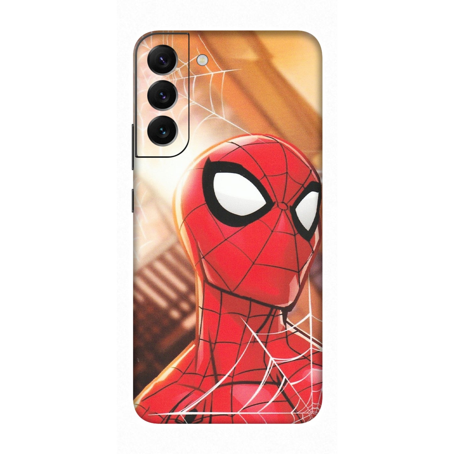 Samsung A/S Series Phone Skins (All Models) - Spiderman Face New - Matte Finish (M-41) Samsung Galaxy S22 Plus