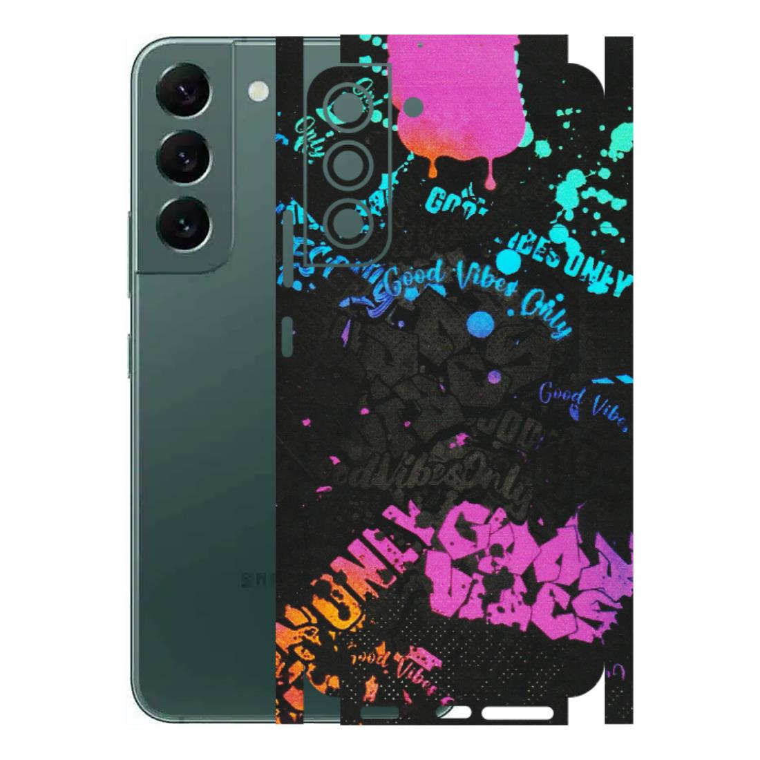 Samsung A/S Series Phone Skins (All Models) - Majestic Black Vibes - Matte Finish (M-62) Samsung Galaxy S22 Plus