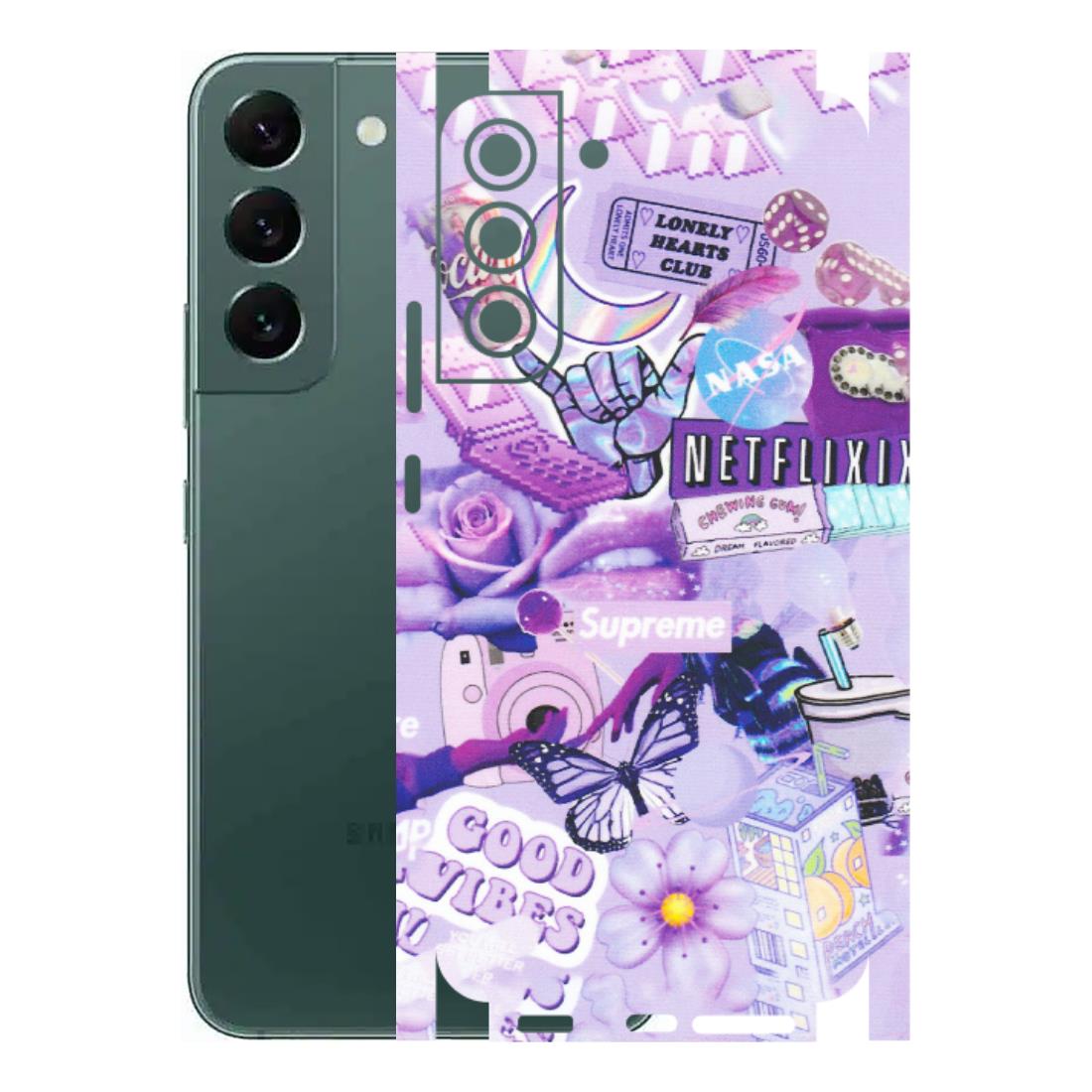 Samsung A/S Series Phone Skins (All Models) - Supreme Purple Magic - Matte Finish (M-88) Samsung Galaxy S22 Plus