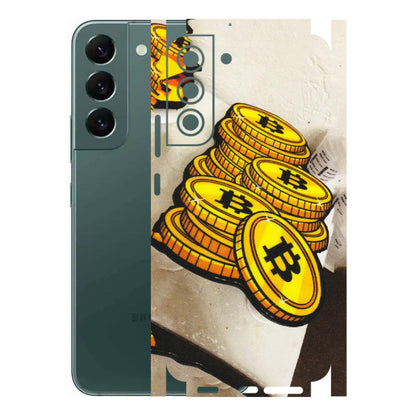 Samsung A/S Series Phone Skins (All Models) - Billionaire Bitcoin Collection - Matte Finish (M-92) Samsung Galaxy S22 Plus