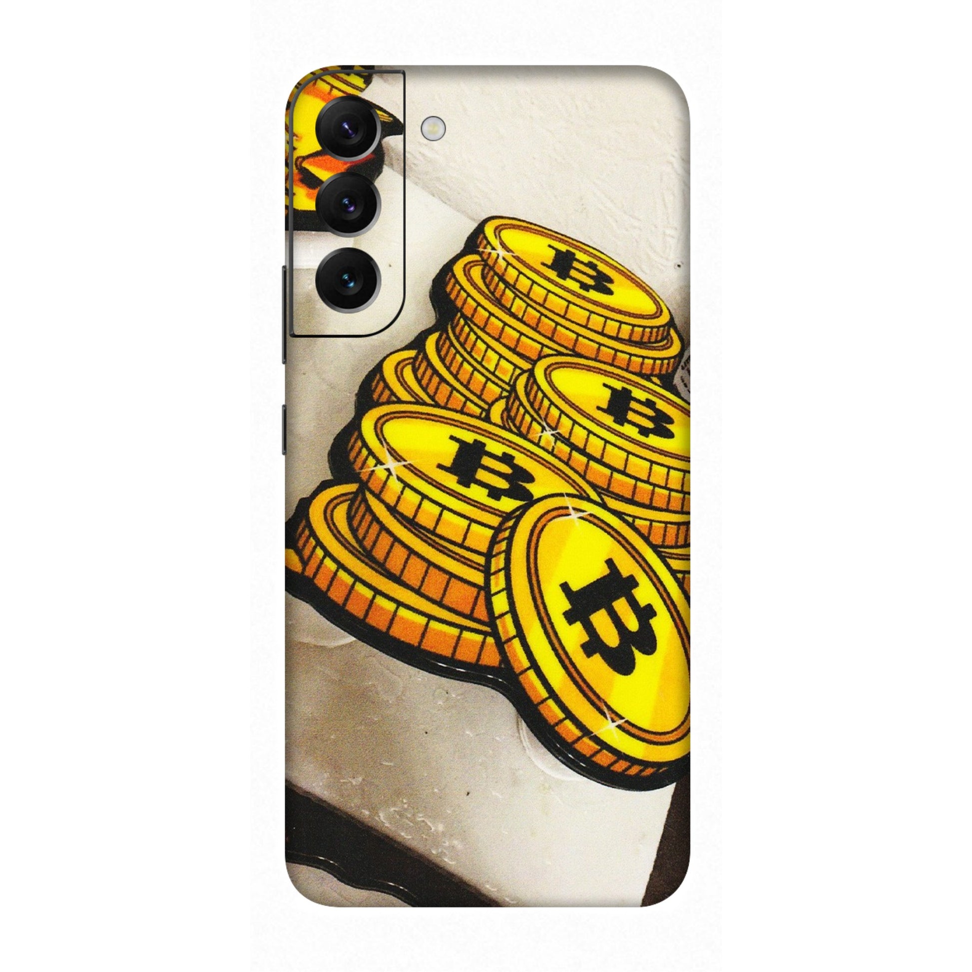 Samsung A/S Series Phone Skins (All Models) - Billionaire Bitcoin Collection - Matte Finish (M-92) Samsung Galaxy S22 Plus