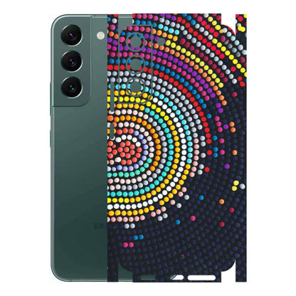 Samsung A/S Series Phone Skins (All Models) - Rainbow Dot Mandala - Matte Finish (M-97) Samsung Galaxy S22 Plus