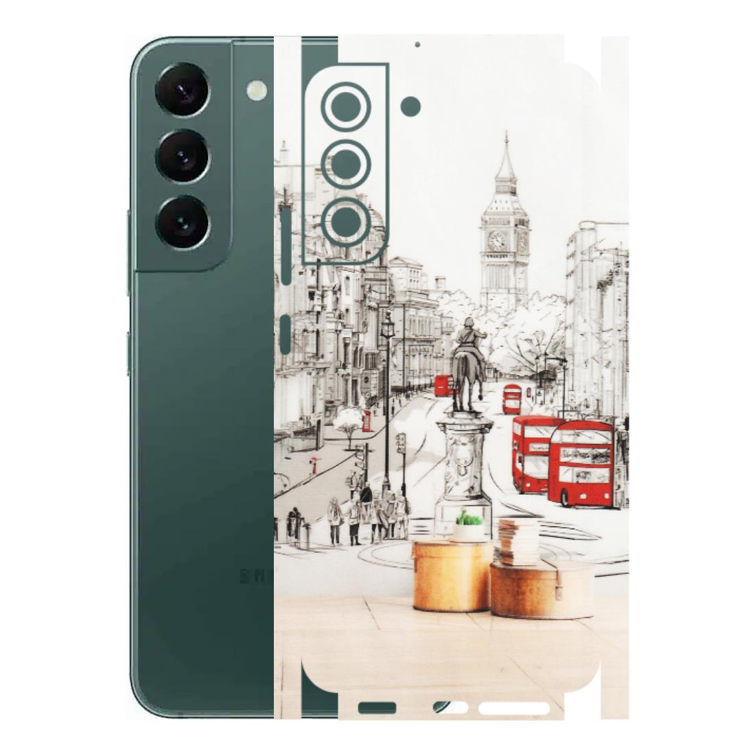 Samsung A/S Series Phone Skins (All Models) - London Street - Transparent Finish (T-02) Samsung Galaxy S22 Plus